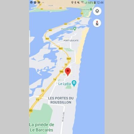 T2, Vue Sur Mer, Terrasse, Parking Prive Le Barcarès Eksteriør billede